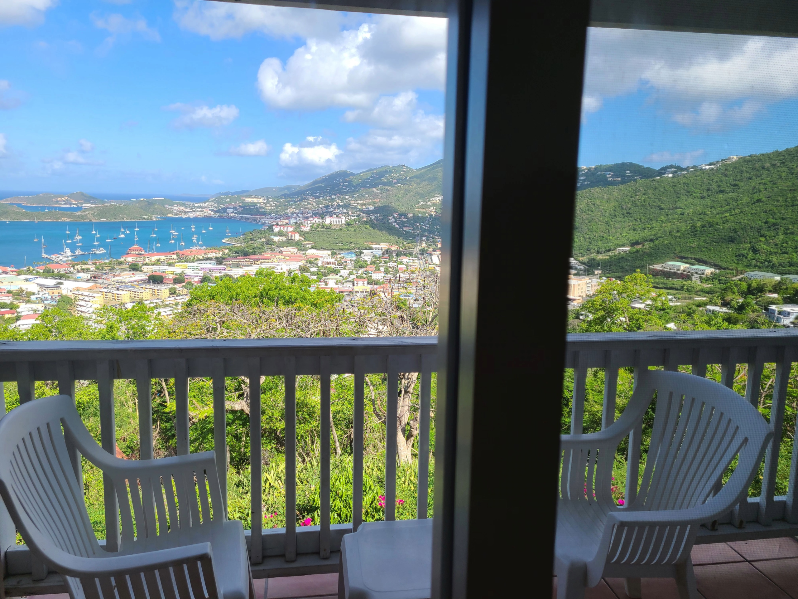 Private balcony harbor view from a Boundless Bliss Hotel room